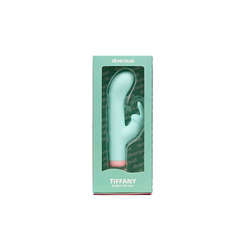 Dubbelvibrator Dual Stimulation Vibe Diversual Ljusgrön