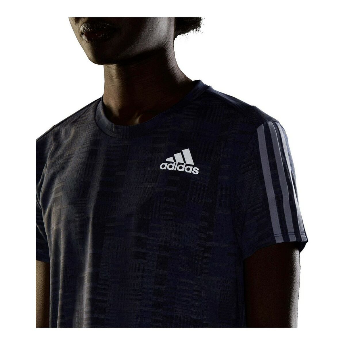T-shirt med kortärm Dam Adidas Own The Run Stålblått - 21