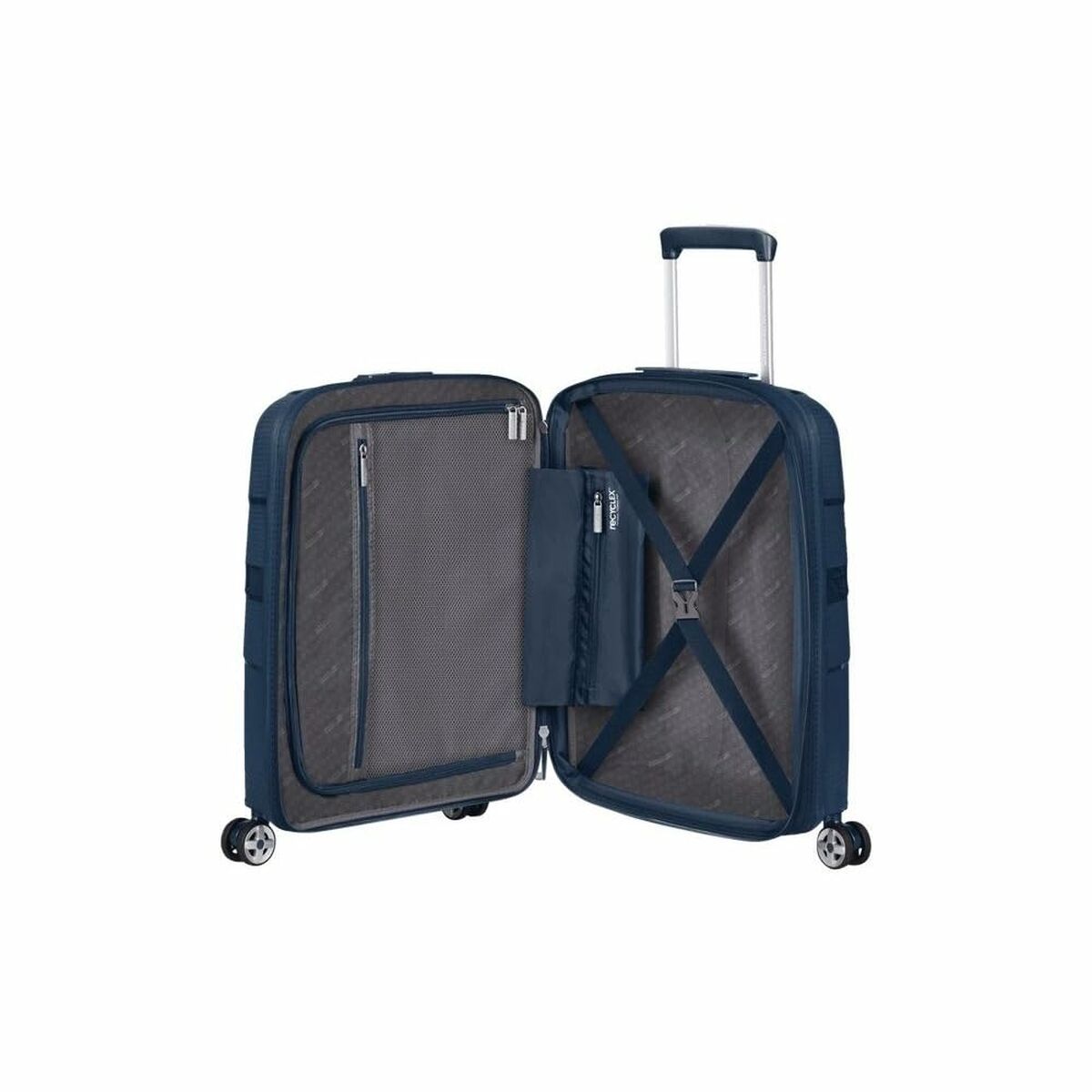 Kabinväska American Tourister Starvibe Spinner Blå 41 L 55 x 40 x 20 cm - 4