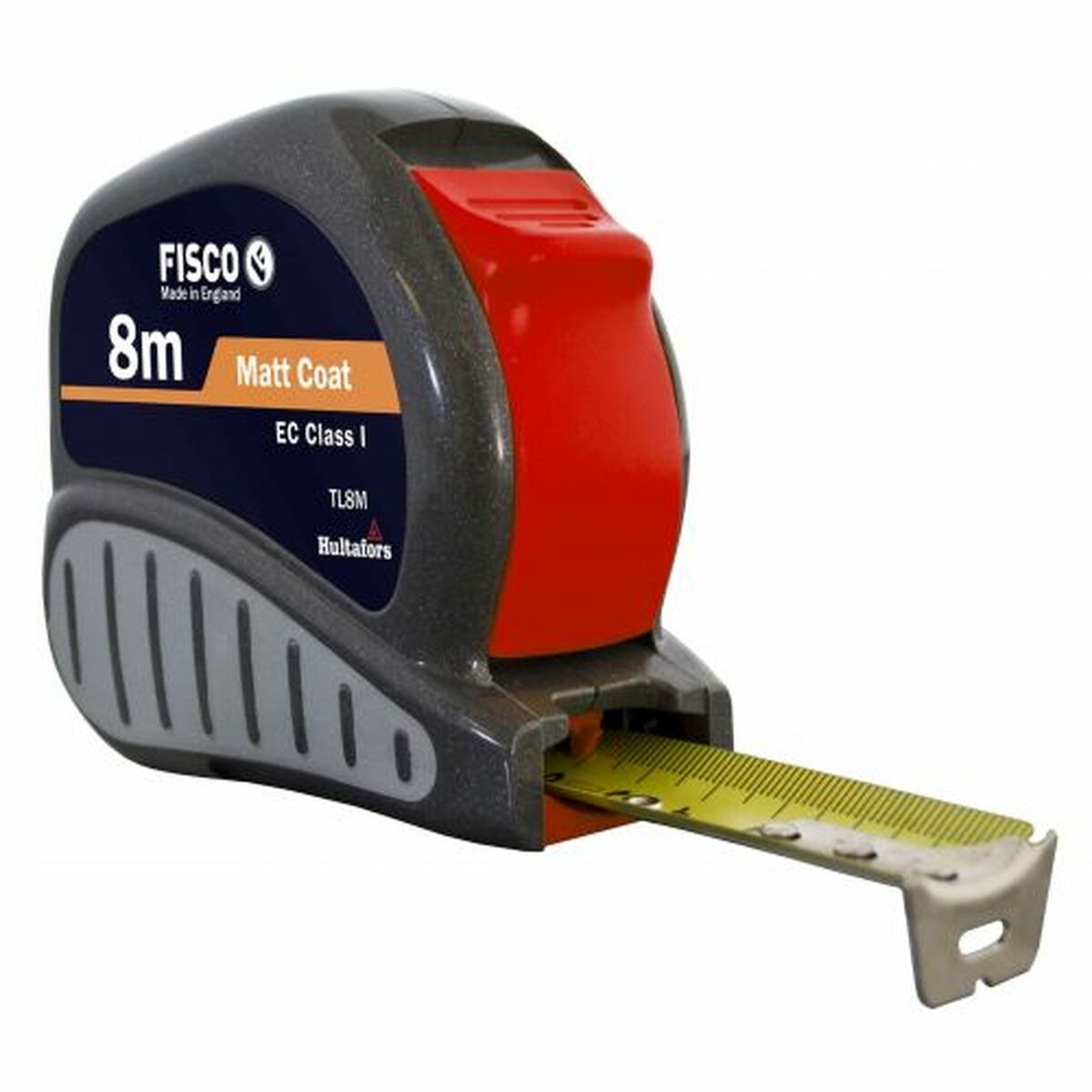 Flexometer FISCO TRI-LOK 8 m Stål Gummi ABS (8 m)