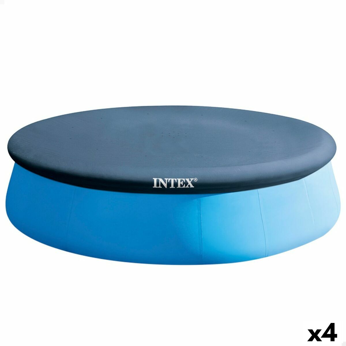 Pool Cover Intex Marinblå Ø 396 cm Rund (4 antal) - 5