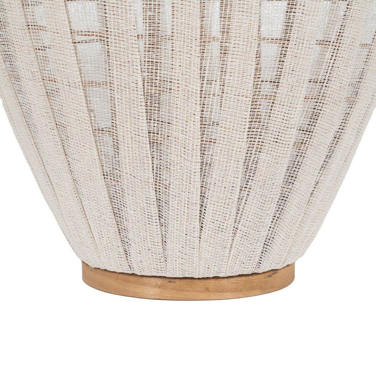 Lykta Beige Naturell Bambu Glas 40 x 40 x 83 cm - 7