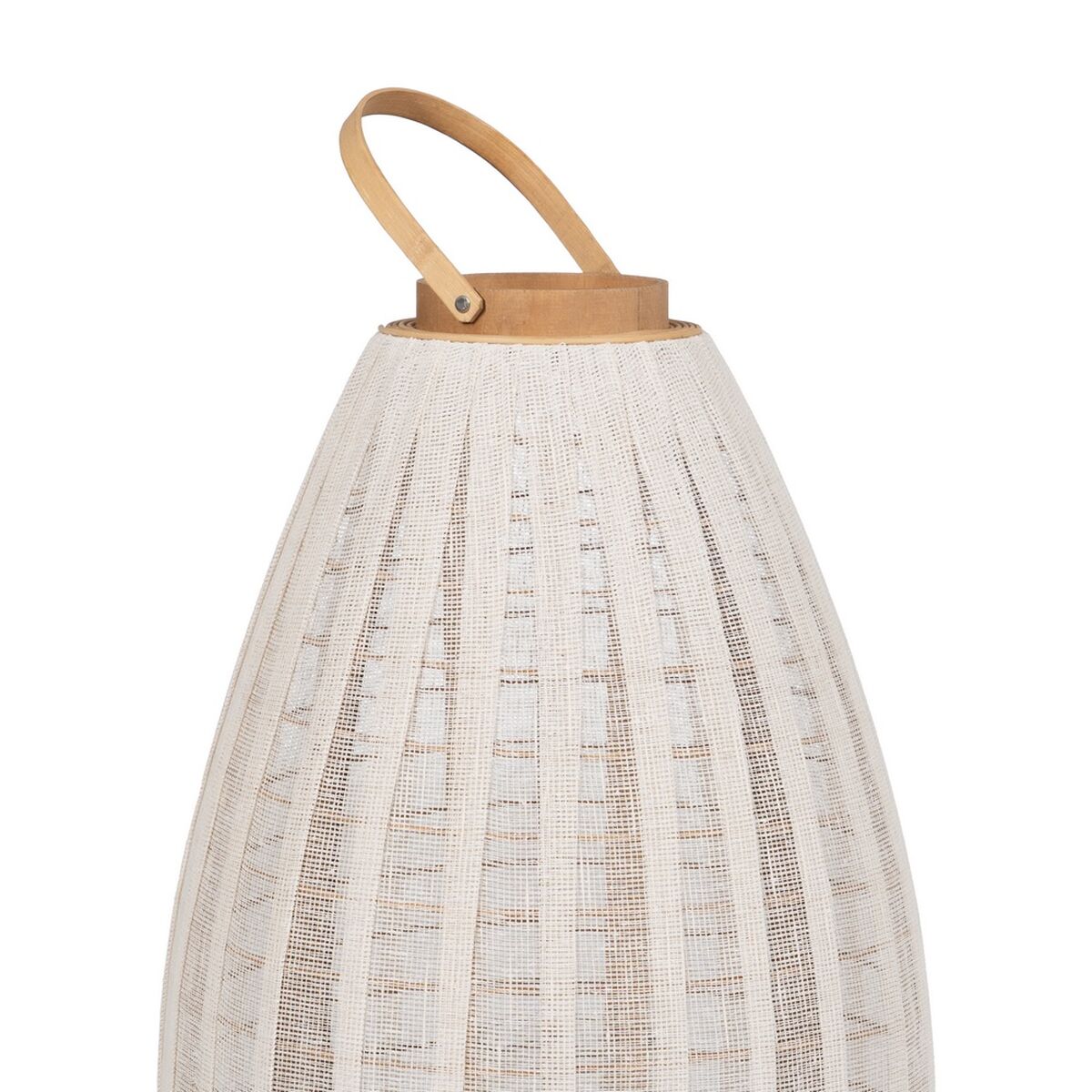 Lykta Beige Naturell Bambu Glas 40 x 40 x 83 cm - 3