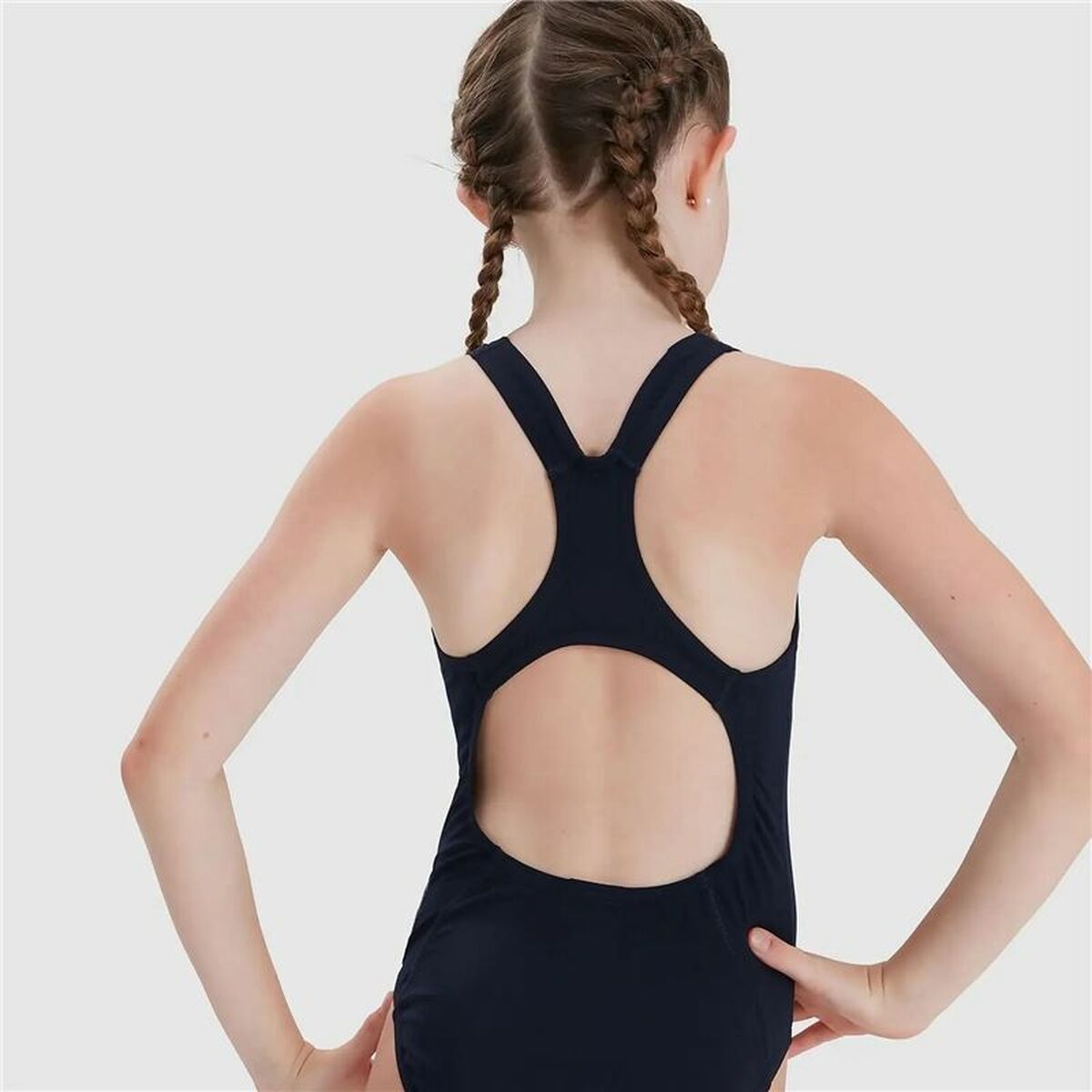 Baddräkt, Flickor Speedo Eco Endurance+ Medalist Svart - 7