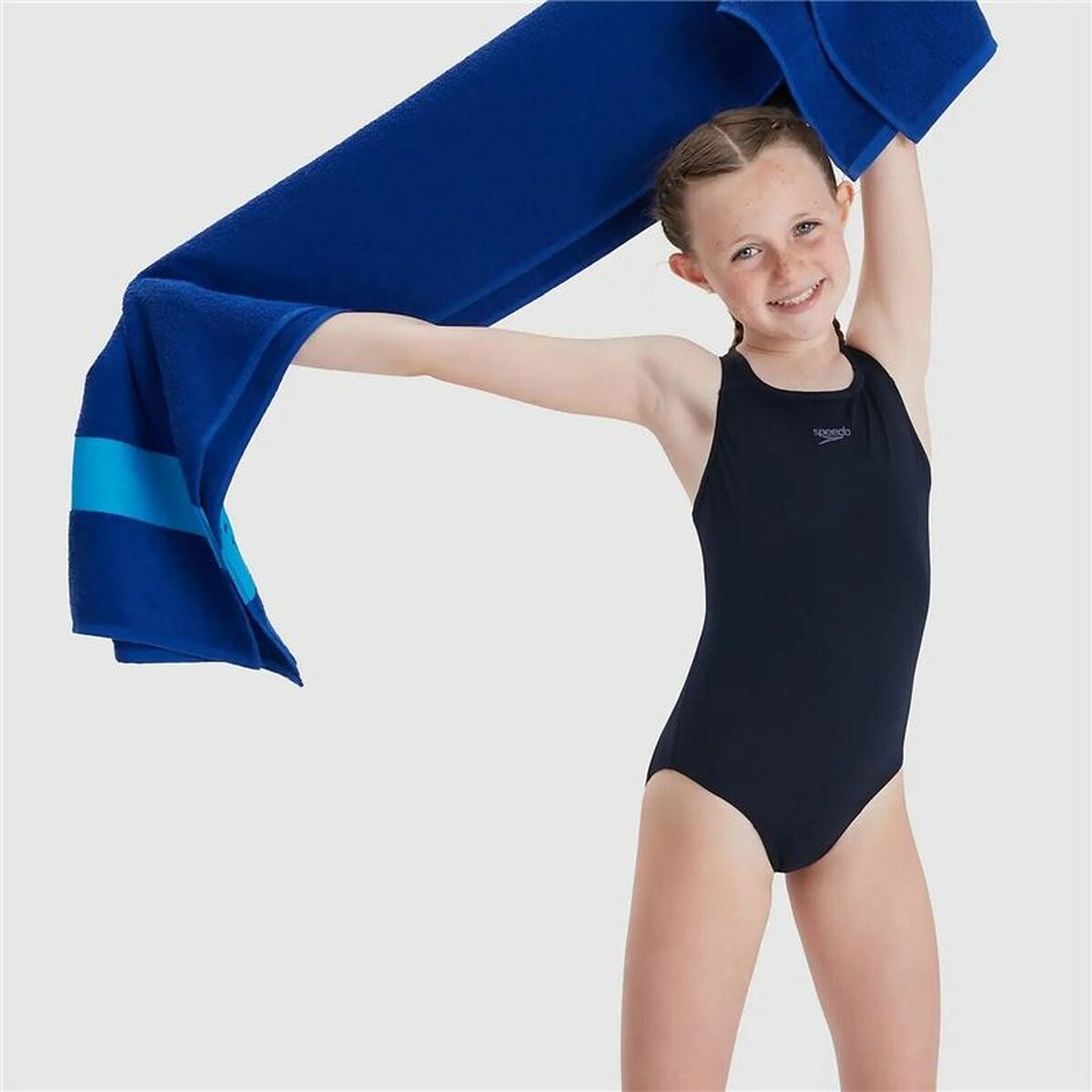 Baddräkt, Flickor Speedo Eco Endurance+ Medalist Svart - 5