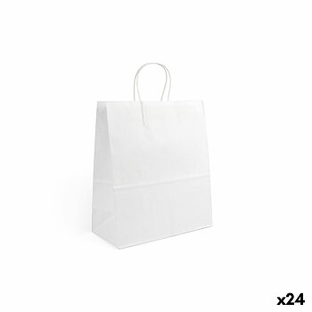 Papperskasse Algon Vit 26 x 14 x 31 cm (24 antal)