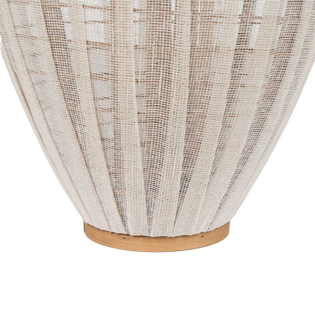 Lykta Beige Naturell Bambu Glas 38 x 38 x 70 cm - 7