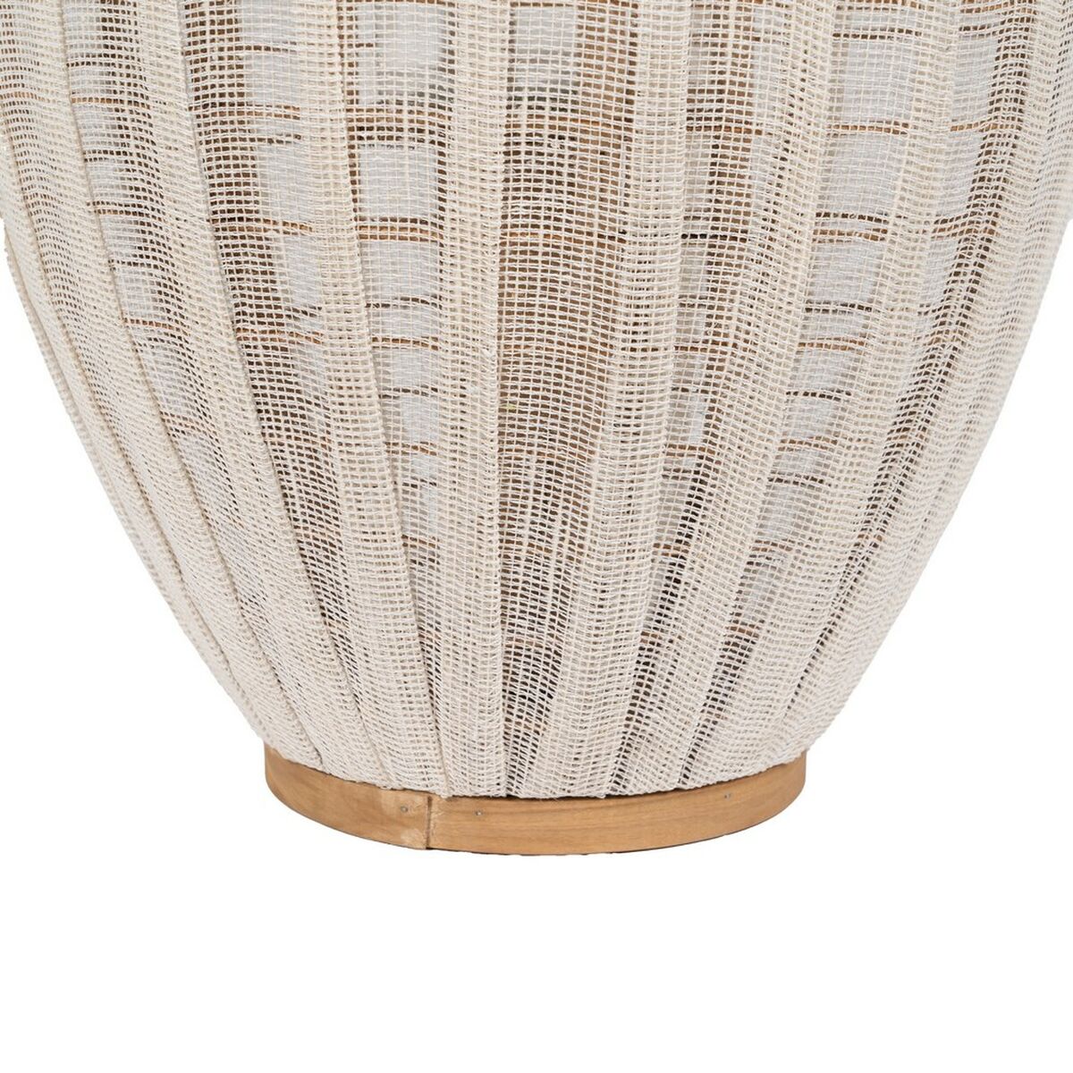 Lykta Beige Naturell Bambu Glas 36 x 36 x 56 cm - 7
