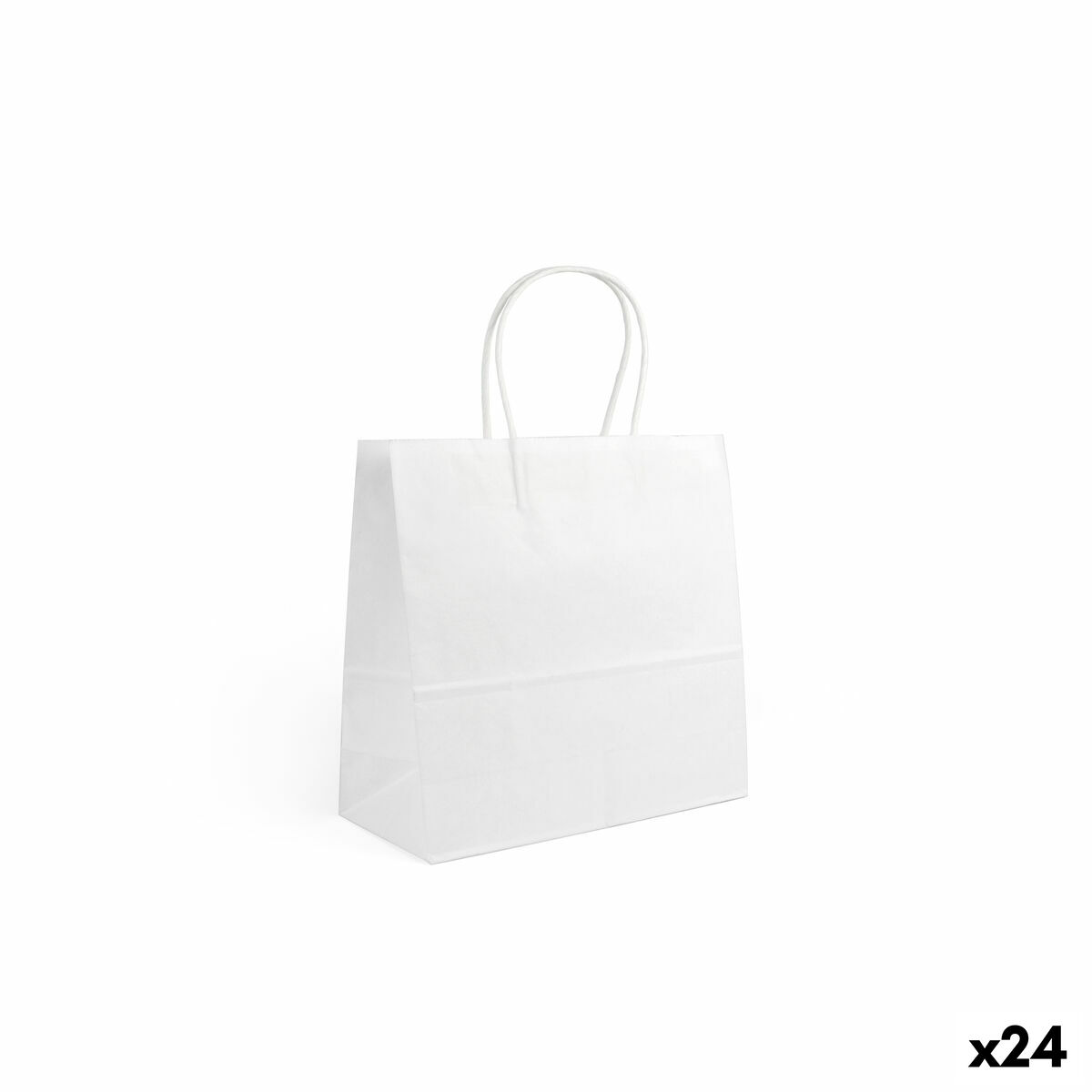 Papperskasse Algon Vit 26 x 17 x 26 cm (24 antal)