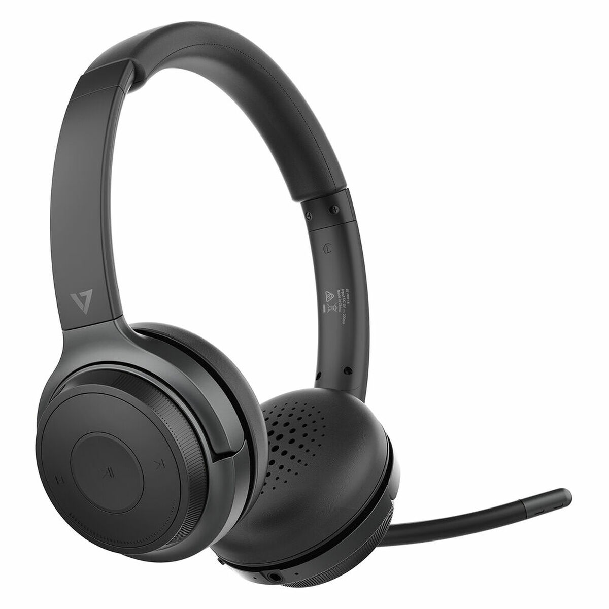 Hörlurar med Mikrofon V7 HB600S Svart - 8