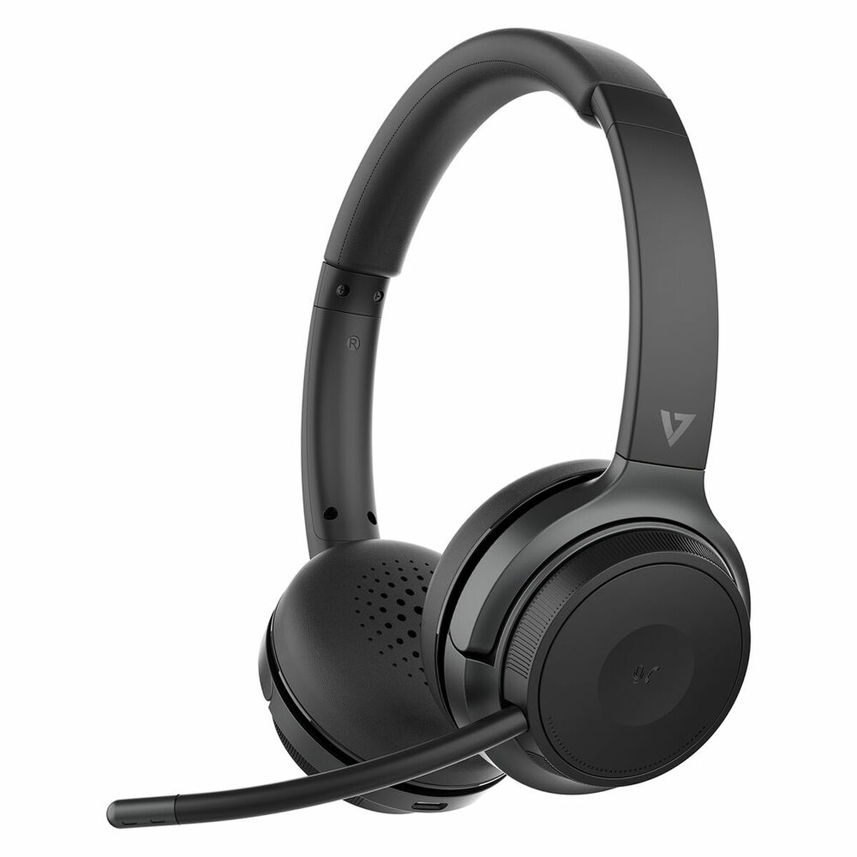 Hörlurar med Mikrofon V7 HB600S Svart - 9