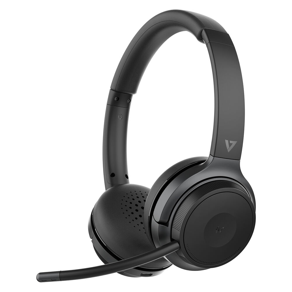 Hörlurar med Mikrofon V7 HB600S Svart - 3