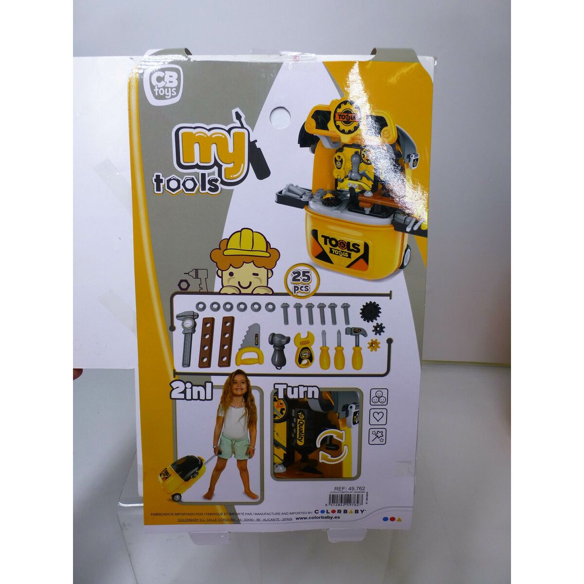Verktygsutrustning Colorbaby My Tools Med hjul 2 antal - 9