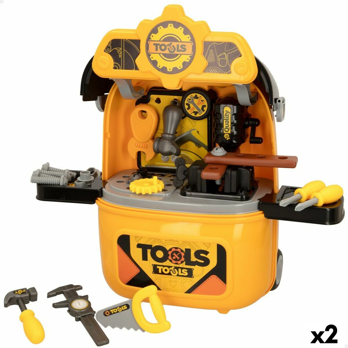 Verktygsutrustning Colorbaby My Tools Med hjul 2 antal - 5
