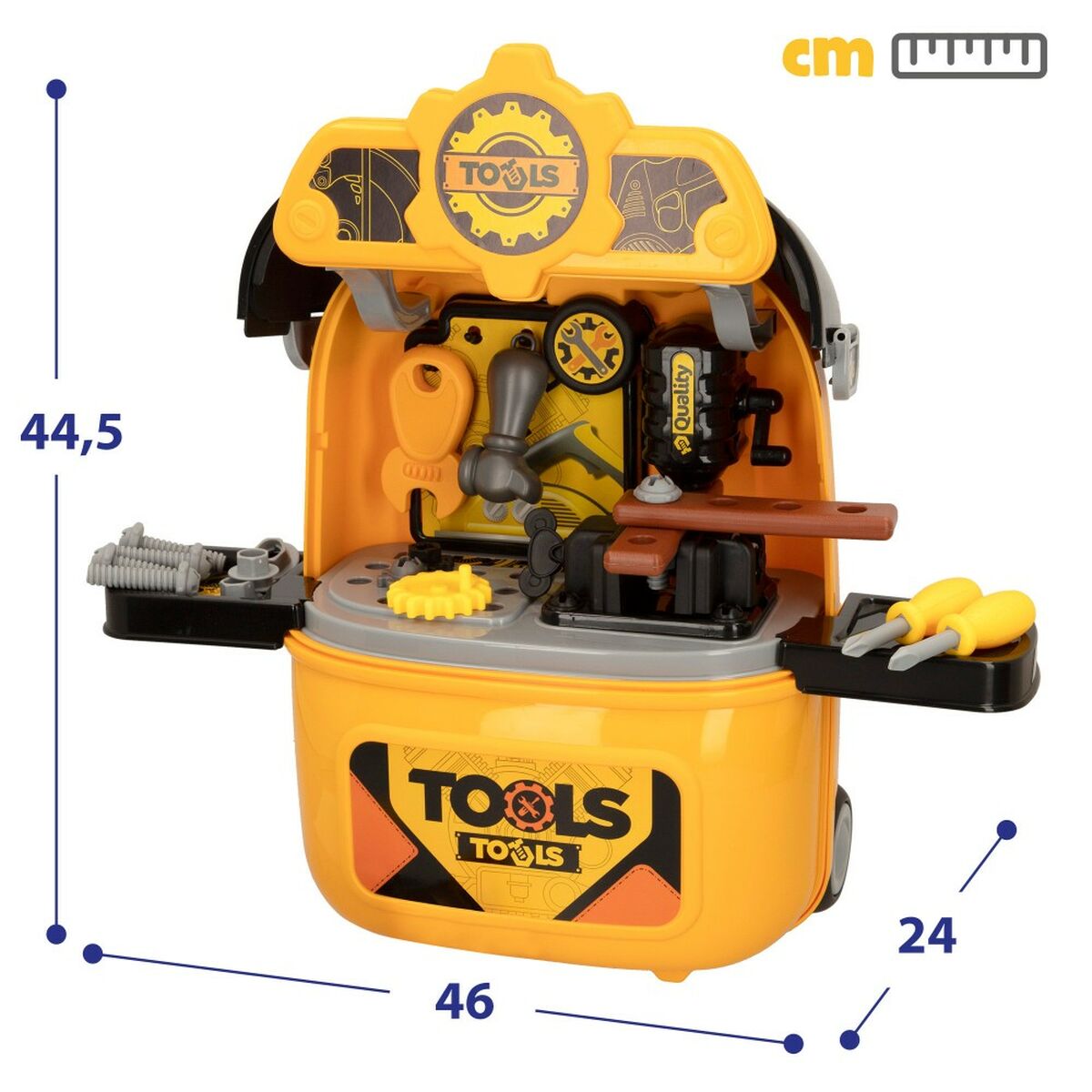 Verktygsutrustning Colorbaby My Tools Med hjul 2 antal - 3