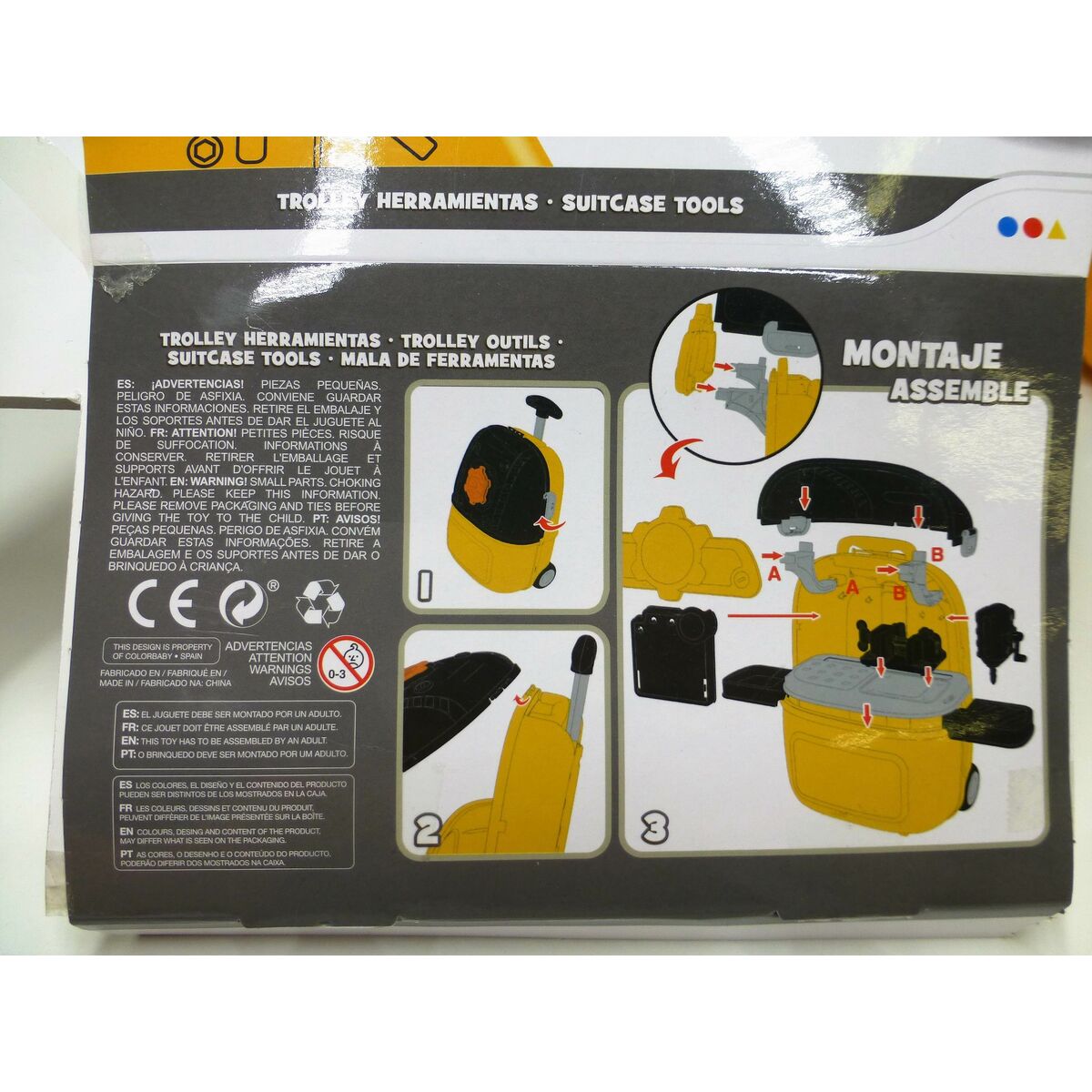 Verktygsutrustning Colorbaby My Tools Med hjul 2 antal - 11