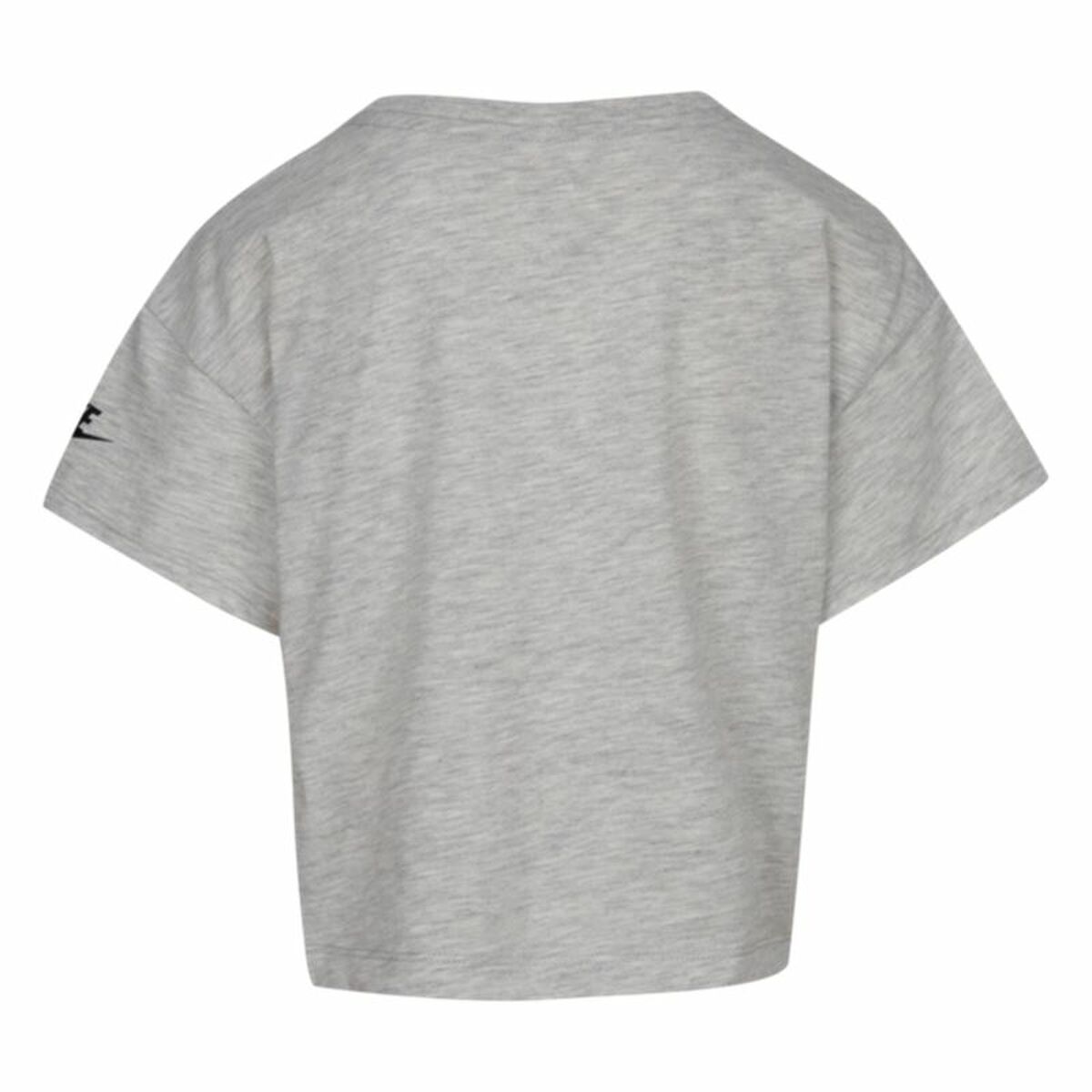 Barn T-shirt med kortärm Nike Knit  Grå - 8