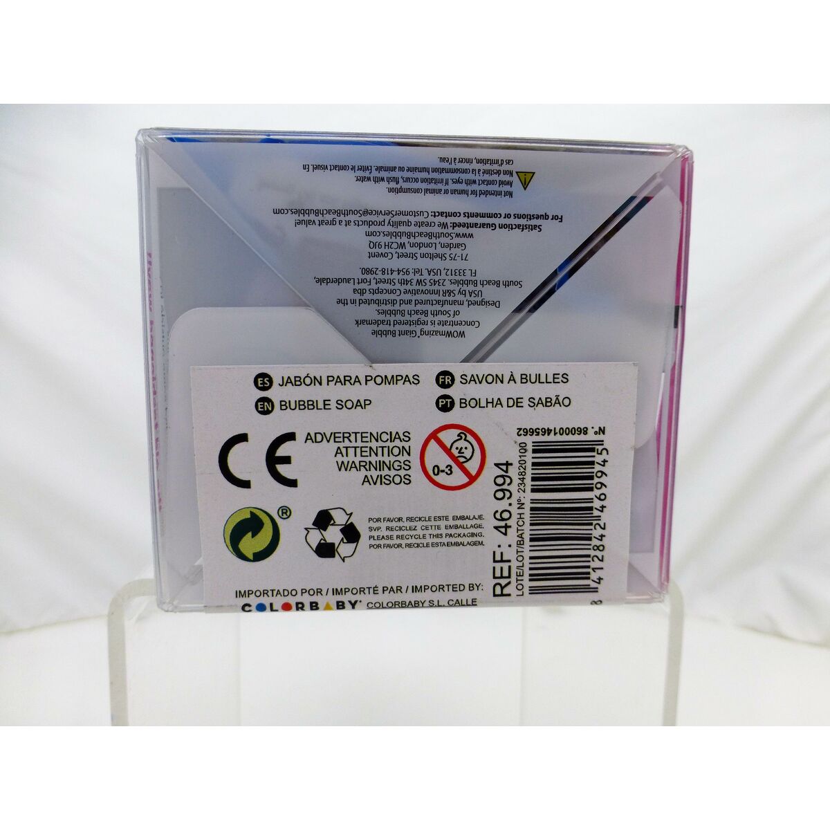 Vätska för såpbubblor WOWmazing 7,5 x 13,5 x 2 cm (20 antal) - 14