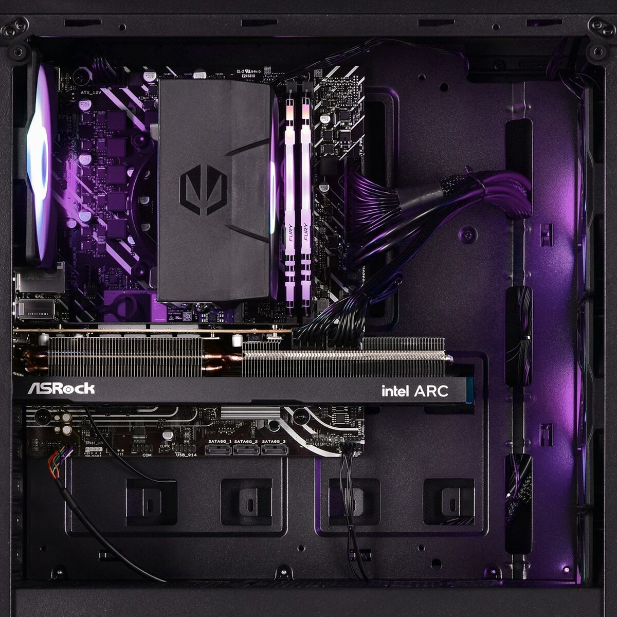 Bordsdator Actina KOMAAAGIP1471 Intel Core i5-12400F 32 GB RAM 1 TB SSD AMD Radeon RX 7700 xt - 3