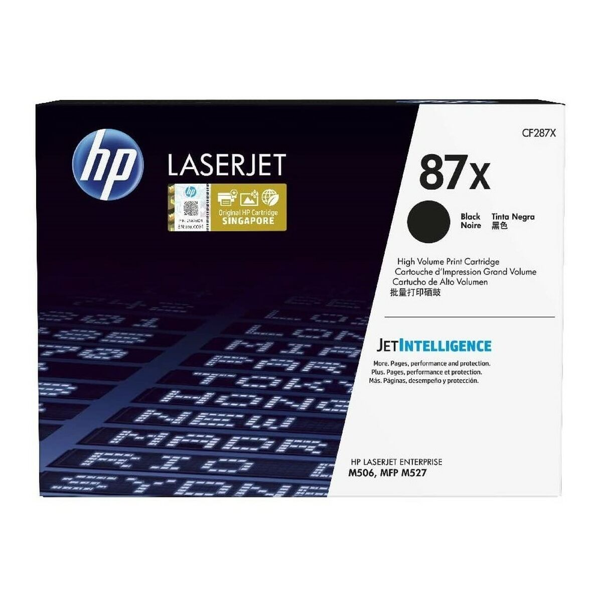 Original Toner HP CF287X Svart (1 antal) - 2