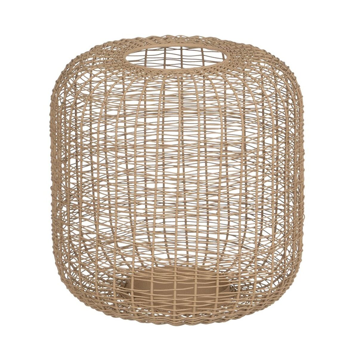 Lykta Ljusstakar Beige 24 x 24 x 23 cm Järn - 3