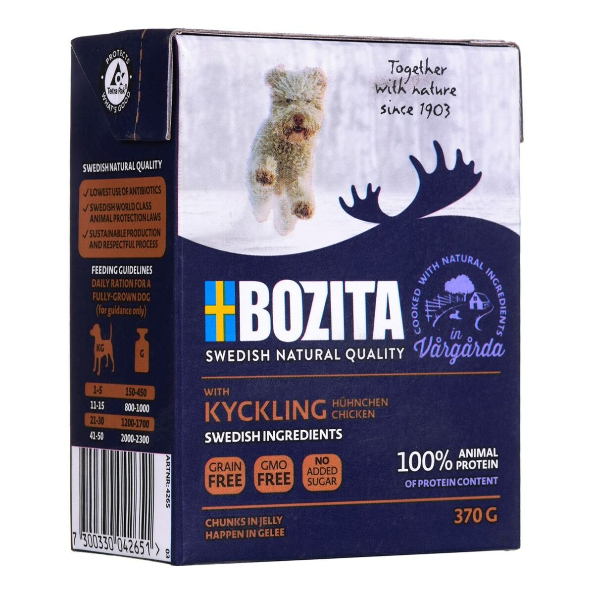 Kattmat Bozita Wet Kyckling Kalvkött - 3