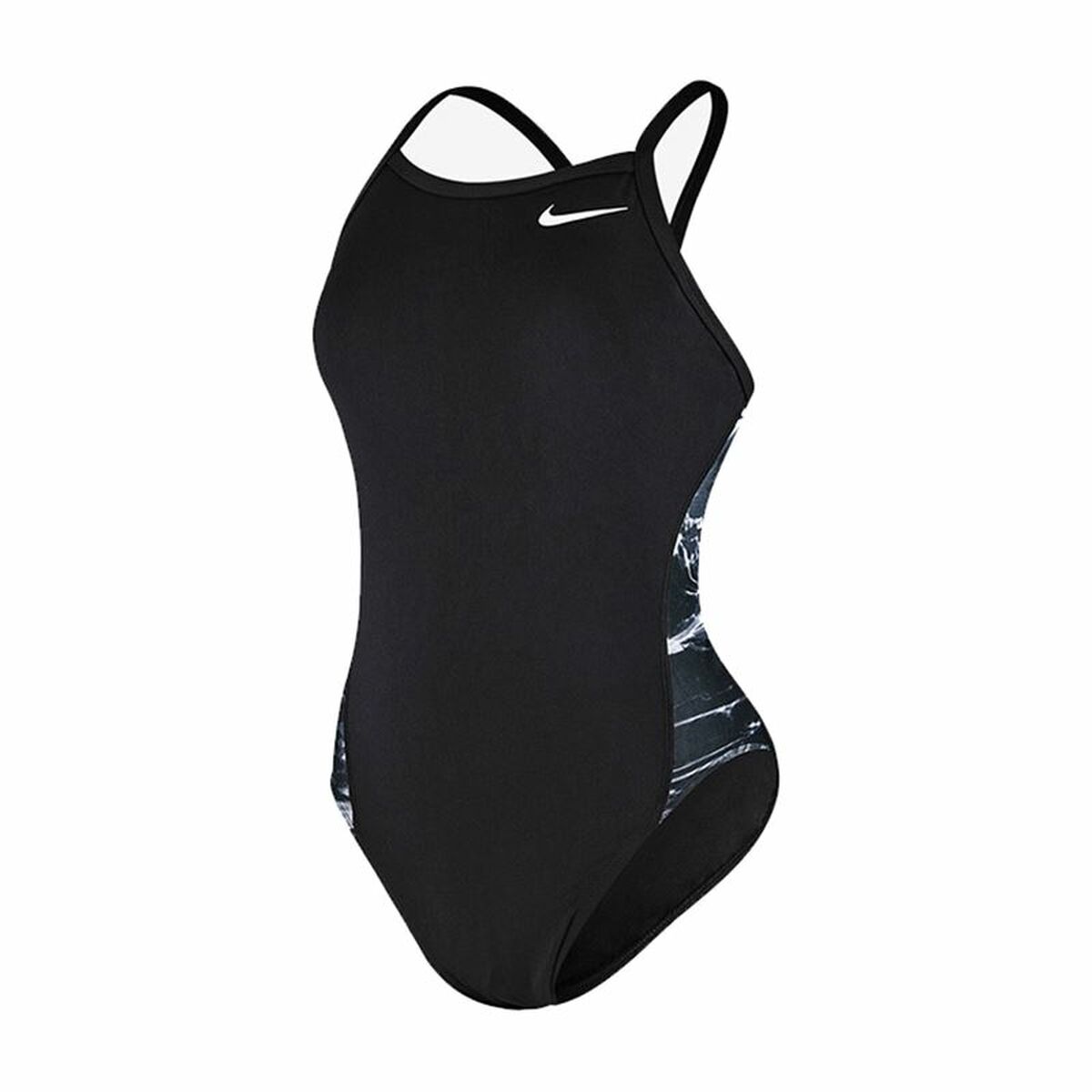 Baddräkt Dam Nike Racerback Svart