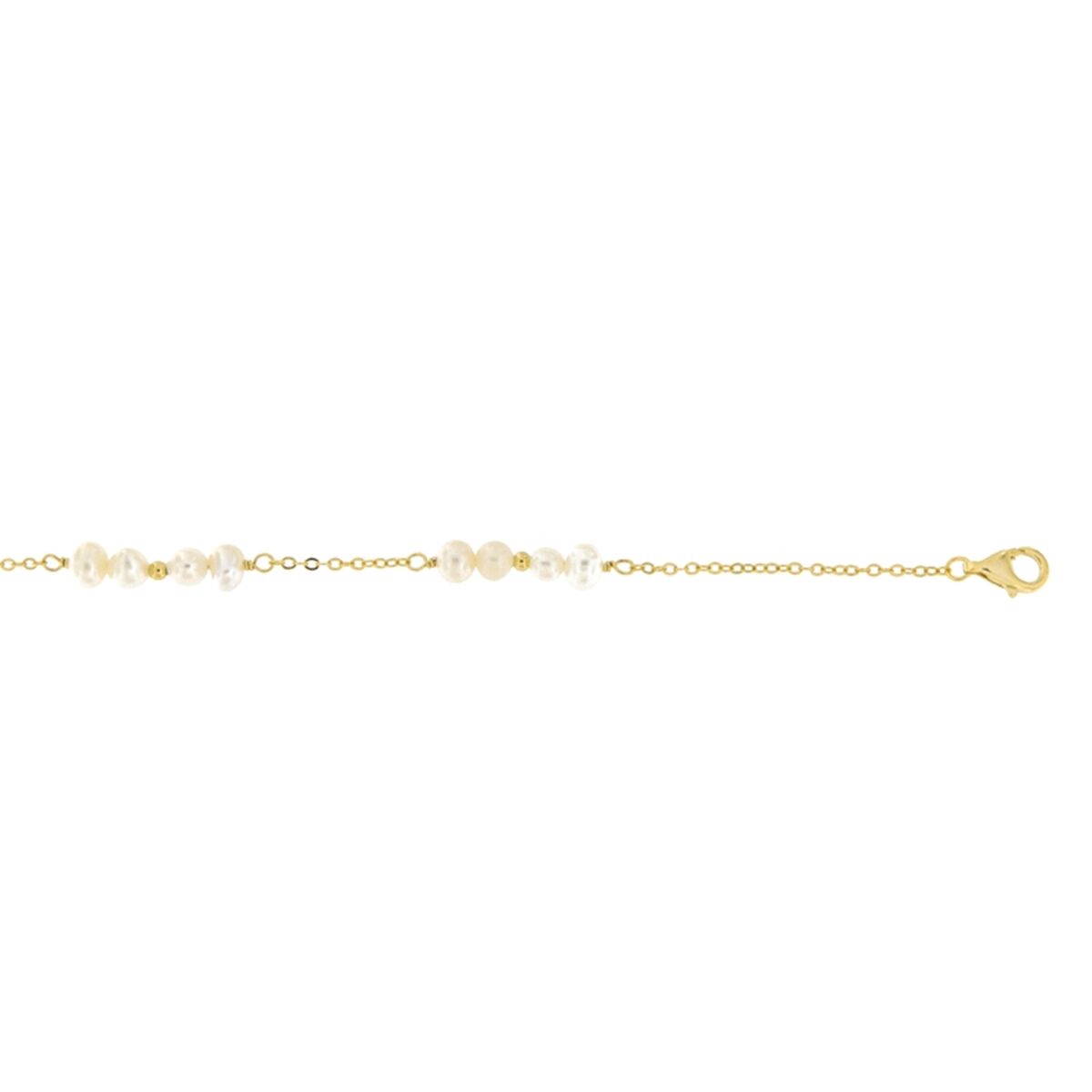 Damarmband New Bling 9NB-PRL13B Gyllene