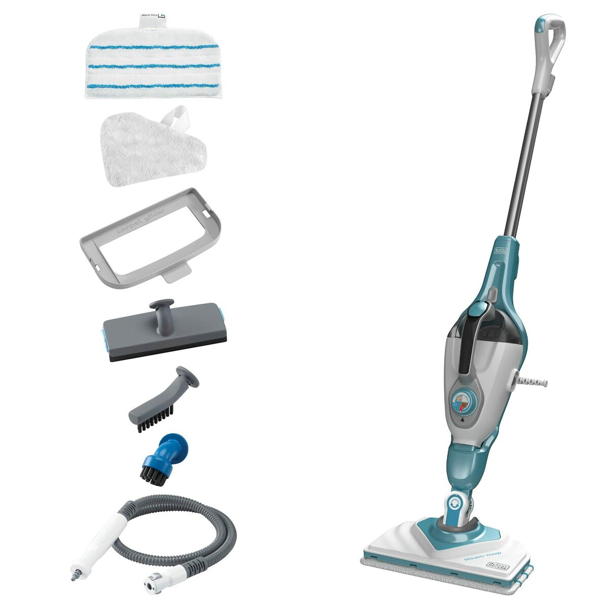 Ångrengöring Black & Decker Steam-Mop 500 ml 1600 W - 7