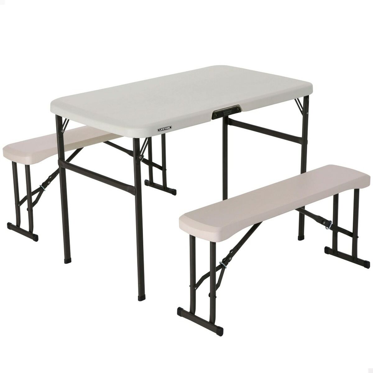 Fällbord Lifetime Kräm 106,5 x 73,5 x 61 cm Stål Plast - 13