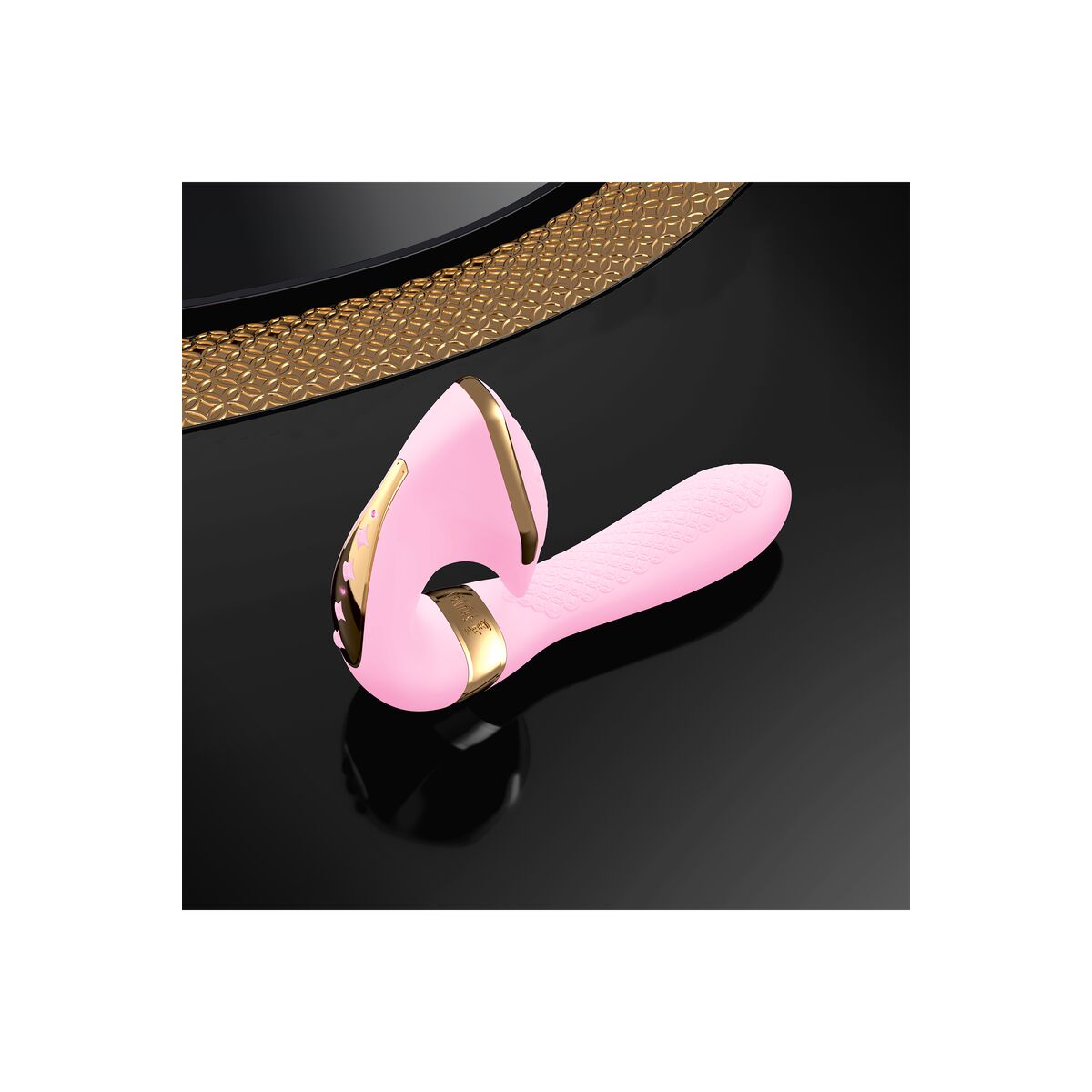 Dubbelvibrator Dual Stimulation Vibe Shunga Soyo Ljusrosa - 6