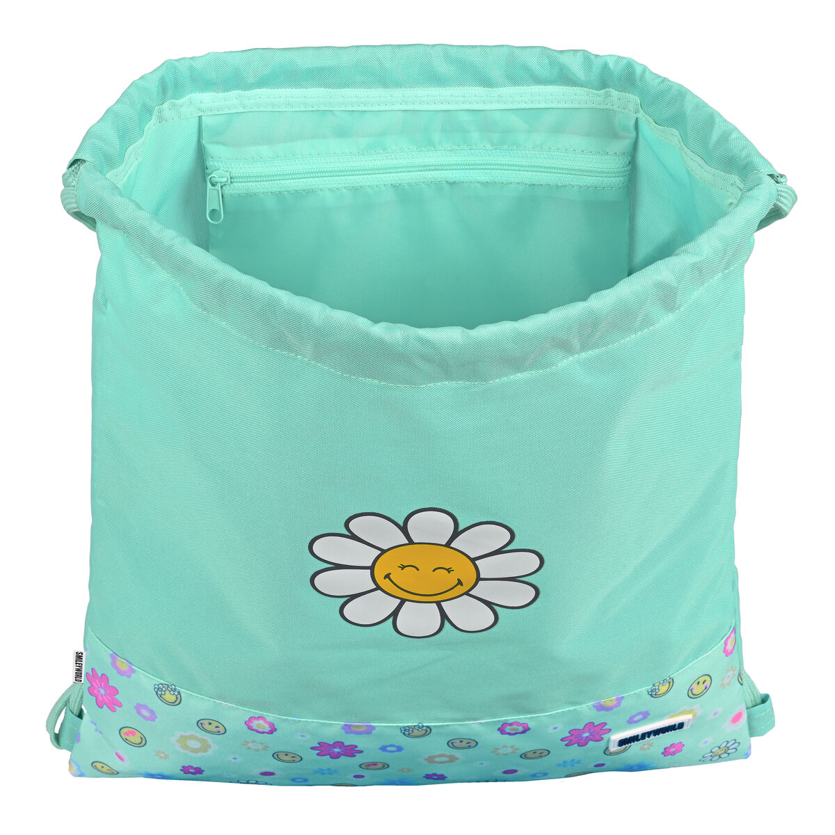 Skopåse med remmar Smiley Summer fun Turkos 35 x 40 x 1 cm - 7