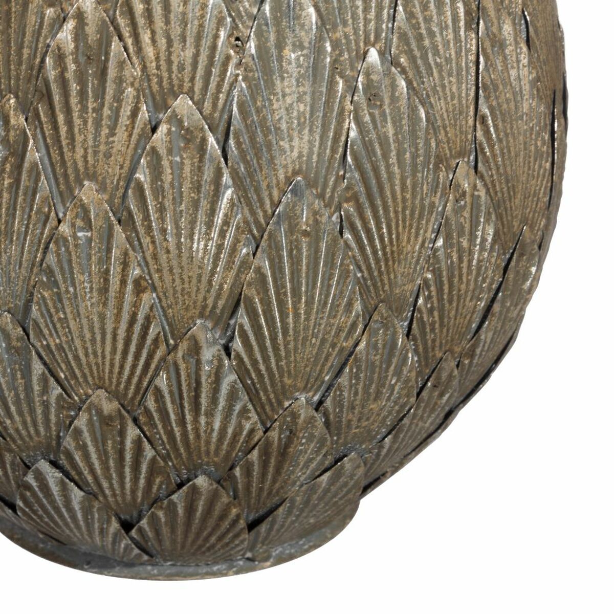 Ljusstakar Metall Silver 18 x 18 x 35 cm - 3