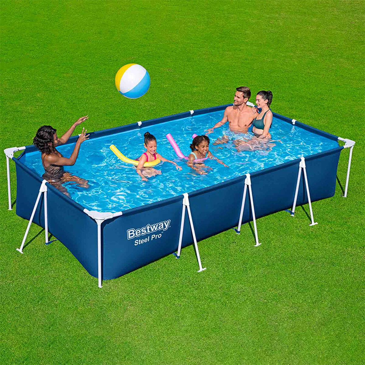 flyttbar pool Bestway 400 x 211 x 81 cm 211 x 400 x 81 cm - 3