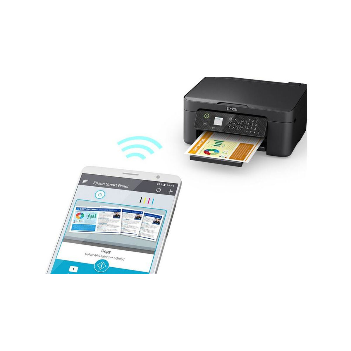 Multifunktionsskrivare Epson WF-2910DWF - 4