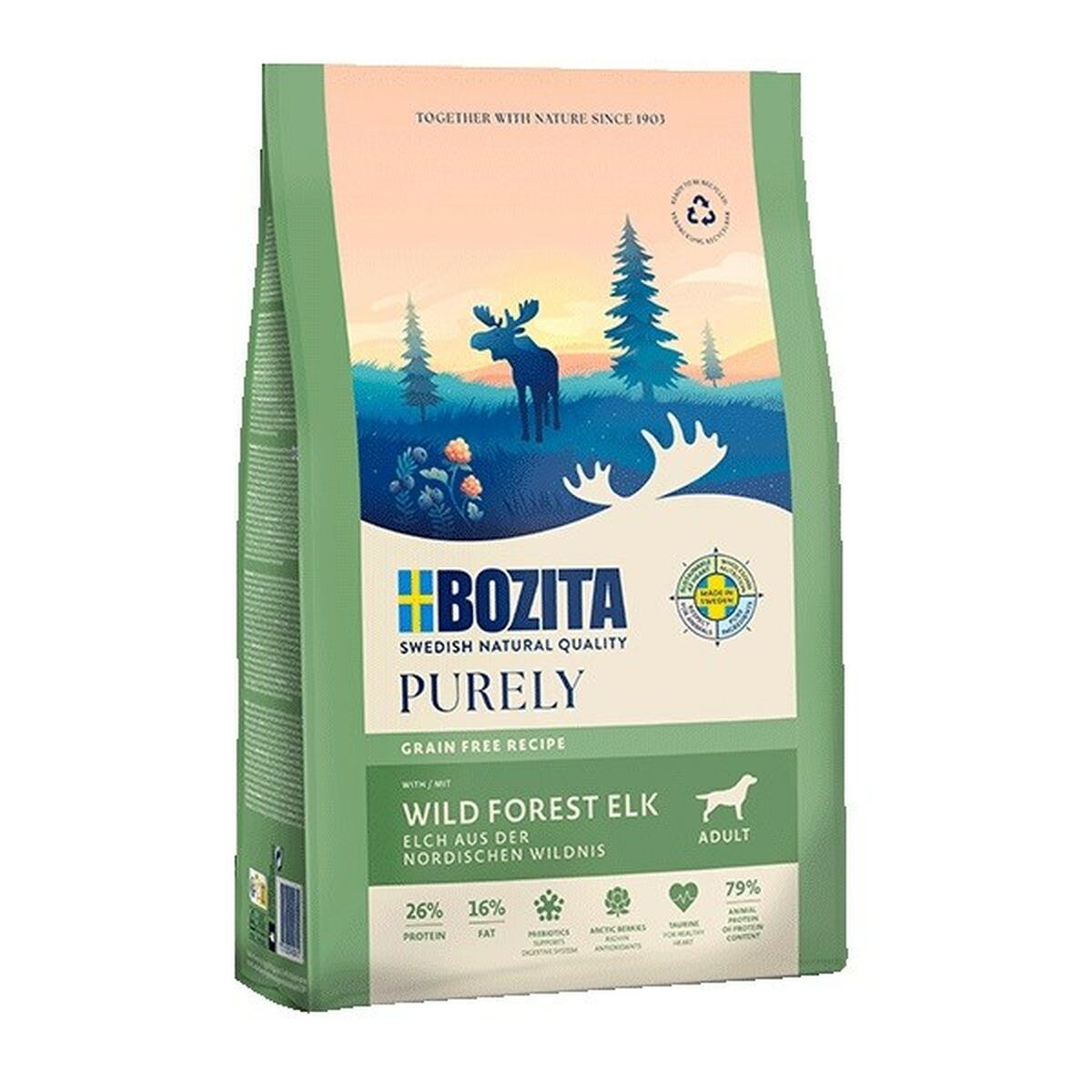 Foder Bozita Purely Adult Elk 2,5 kg