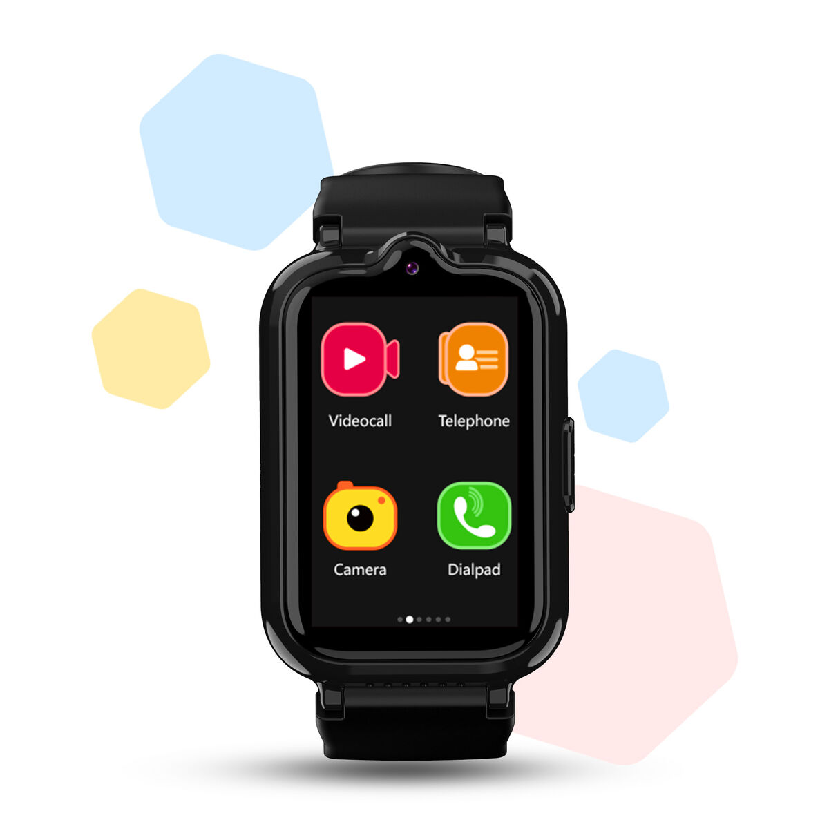 Smartwatch för barn Manta SWK03BK Svart 1,57"