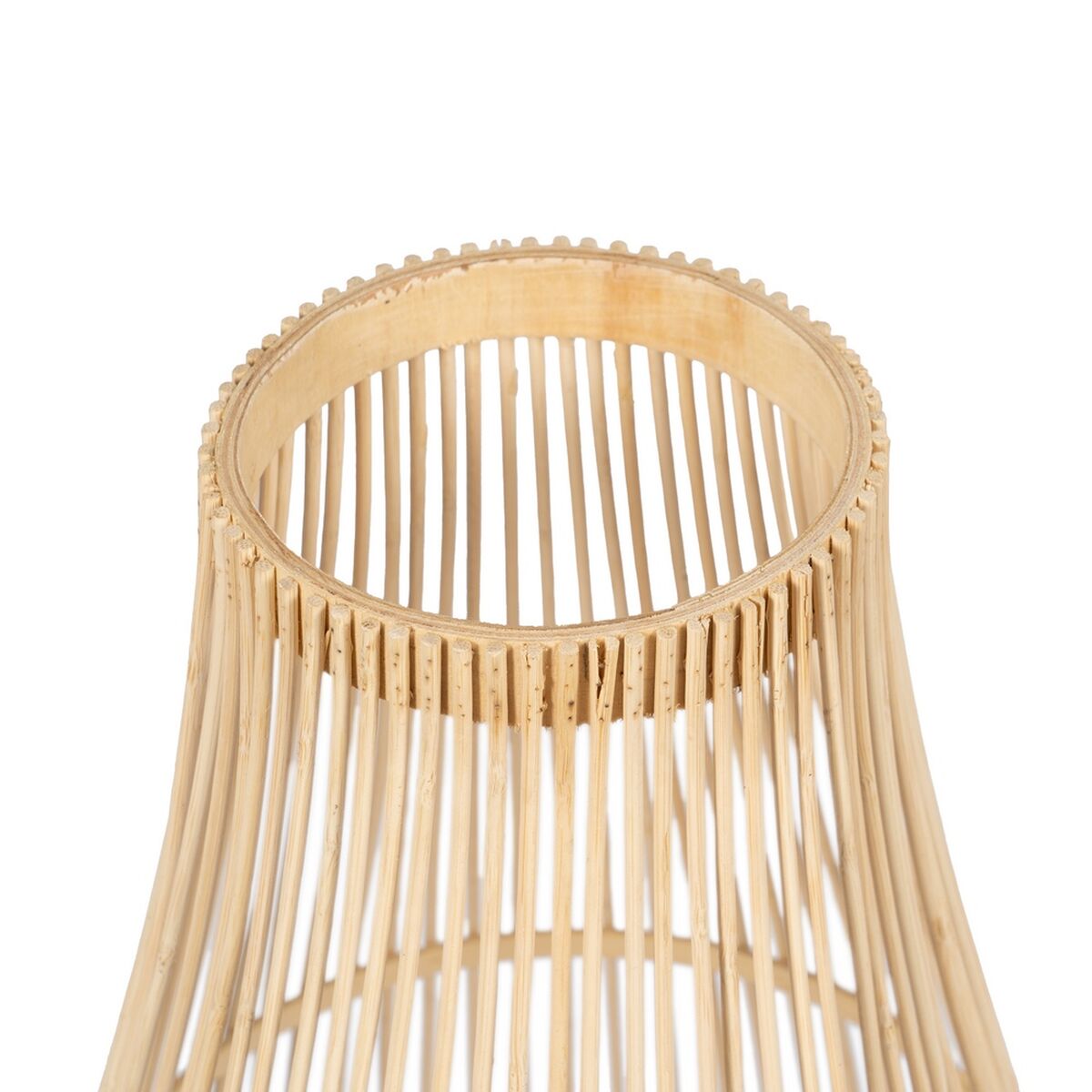 Lykta Naturell Bambu Glas 35 x 35 x 66 cm - 3