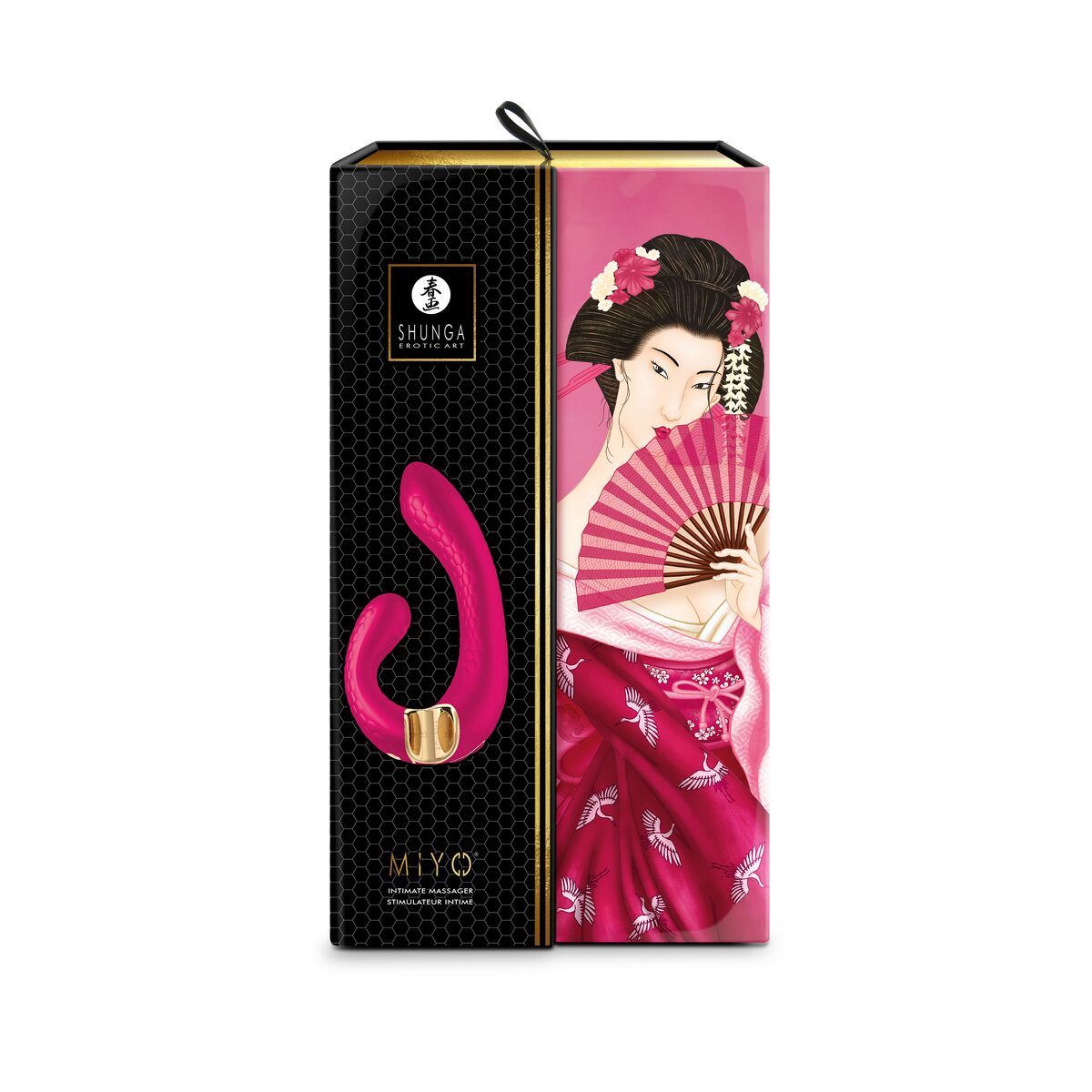 Dubbelvibrator Dual Stimulation Vibe Shunga Miyo Fuchsia - 8