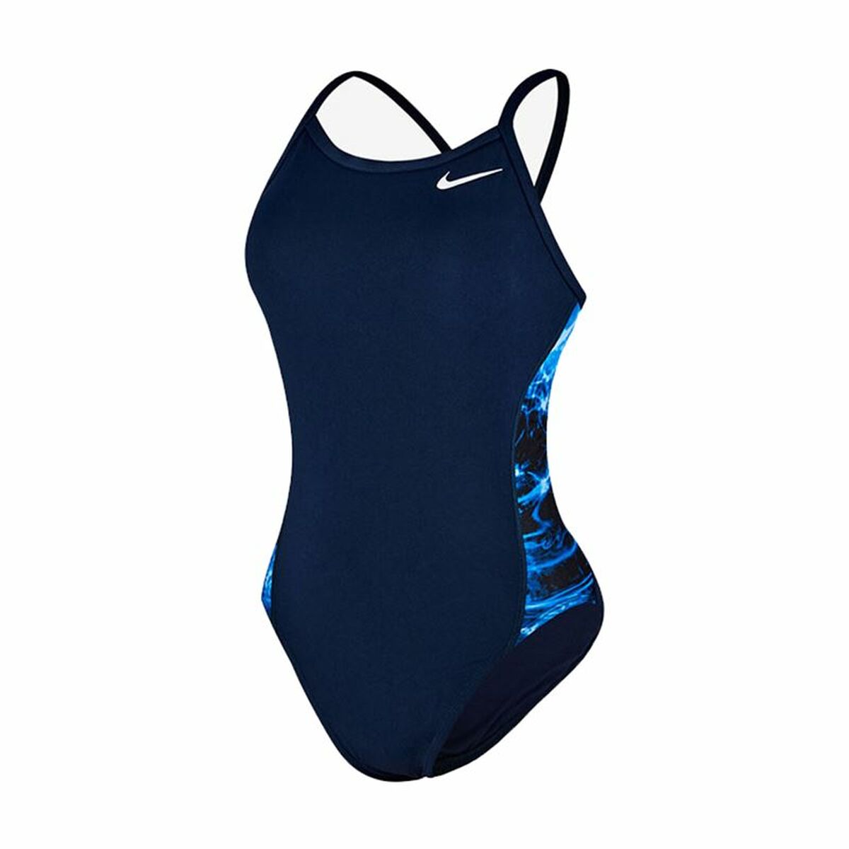 Baddräkt Dam Nike Racerback Blå