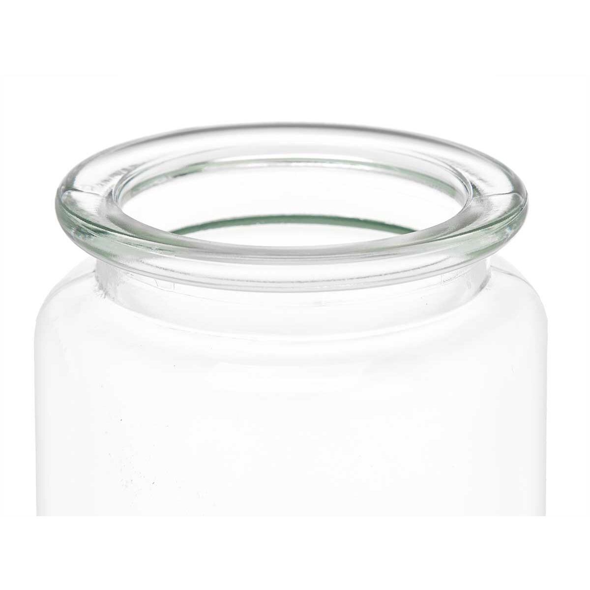 Burk Transparent Glas 250 ml 8 x 13 x 8 cm (24 antal) Med lock - 2