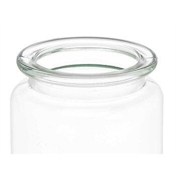 Burk Transparent Glas 250 ml 8 x 13 x 8 cm (24 antal) Med lock