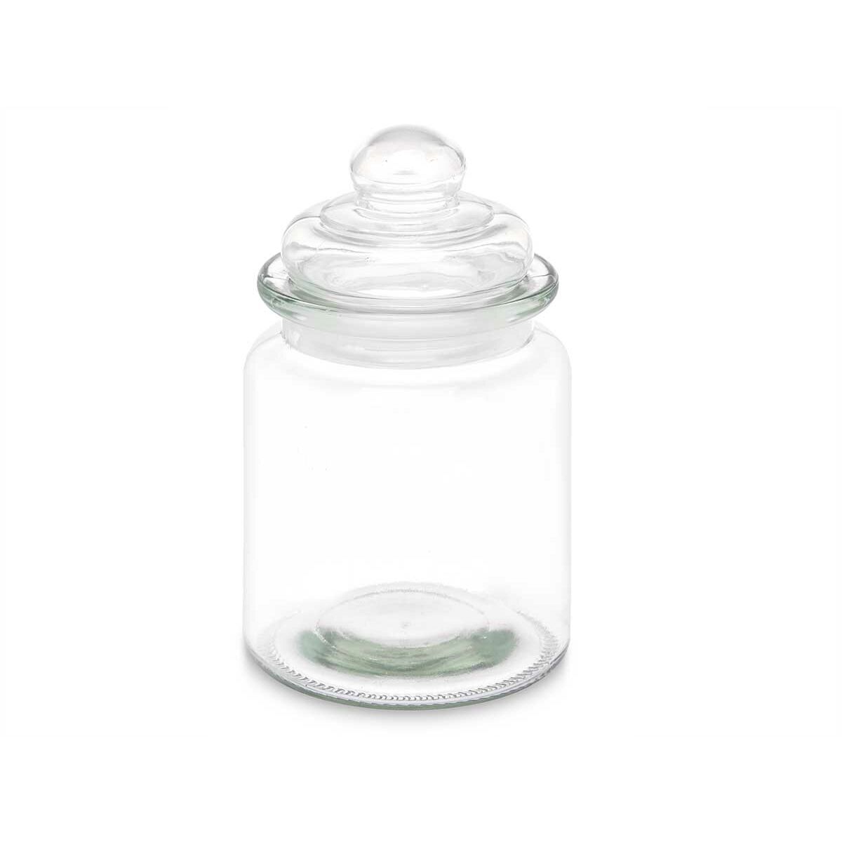 Burk Transparent Glas 250 ml 8 x 13 x 8 cm (24 antal) Med lock - 3