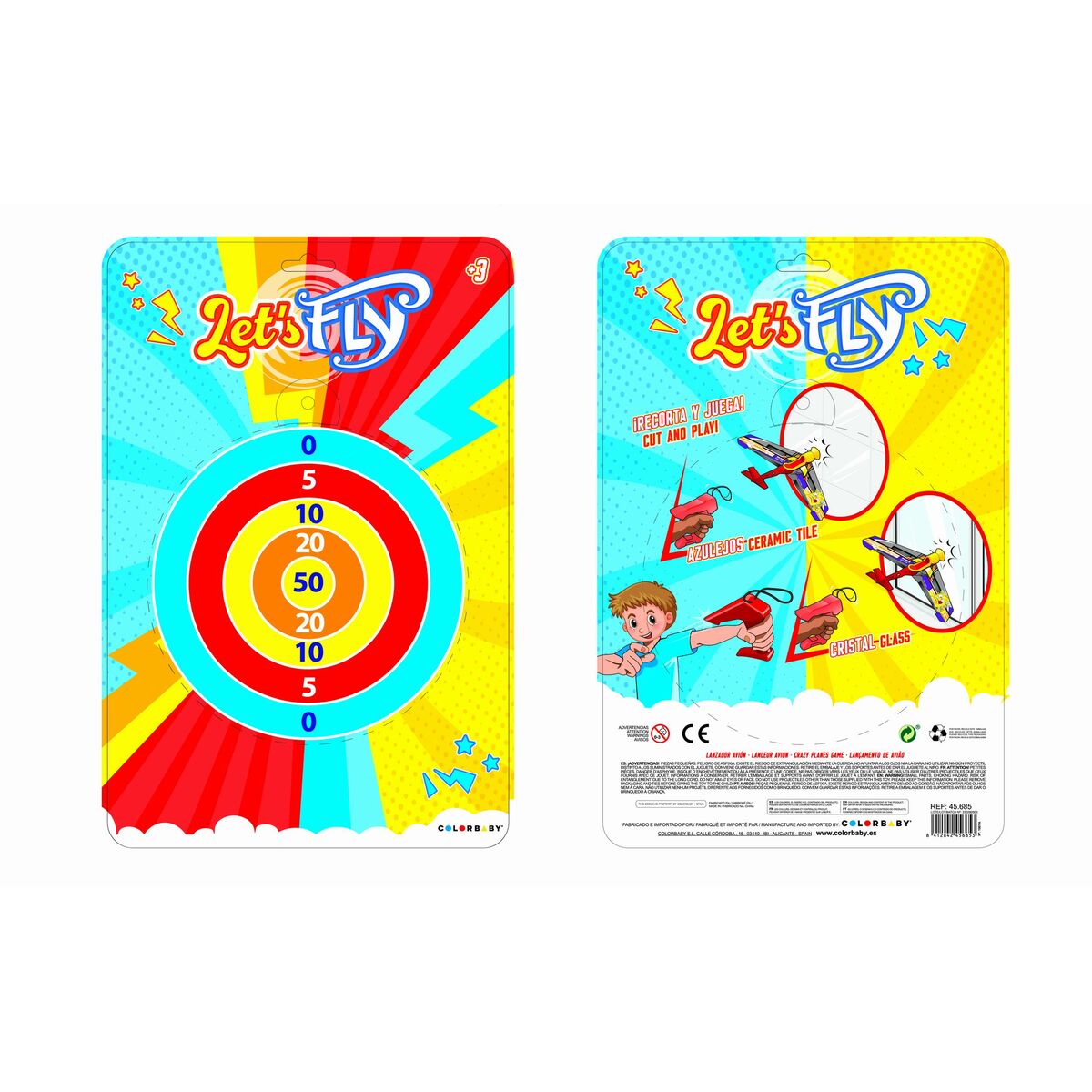 Kastare Colorbaby Let's Fly 14,5 x 3,5 x 25 cm Flygplan - 7