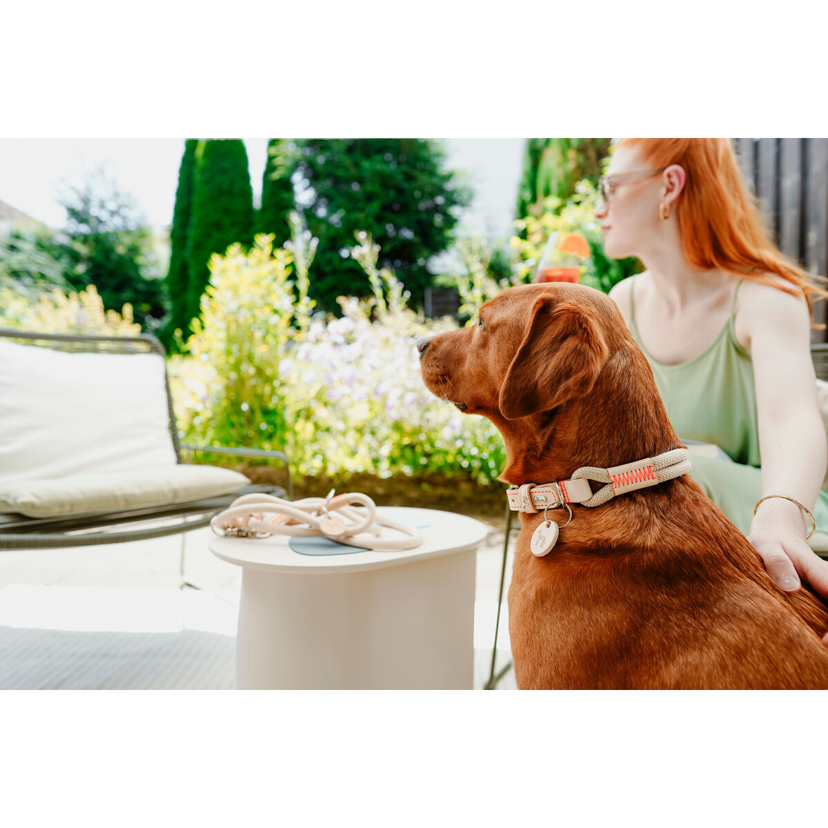 DoHundkoppel Hunter MALIA Beige 1 x 200 cm - 5