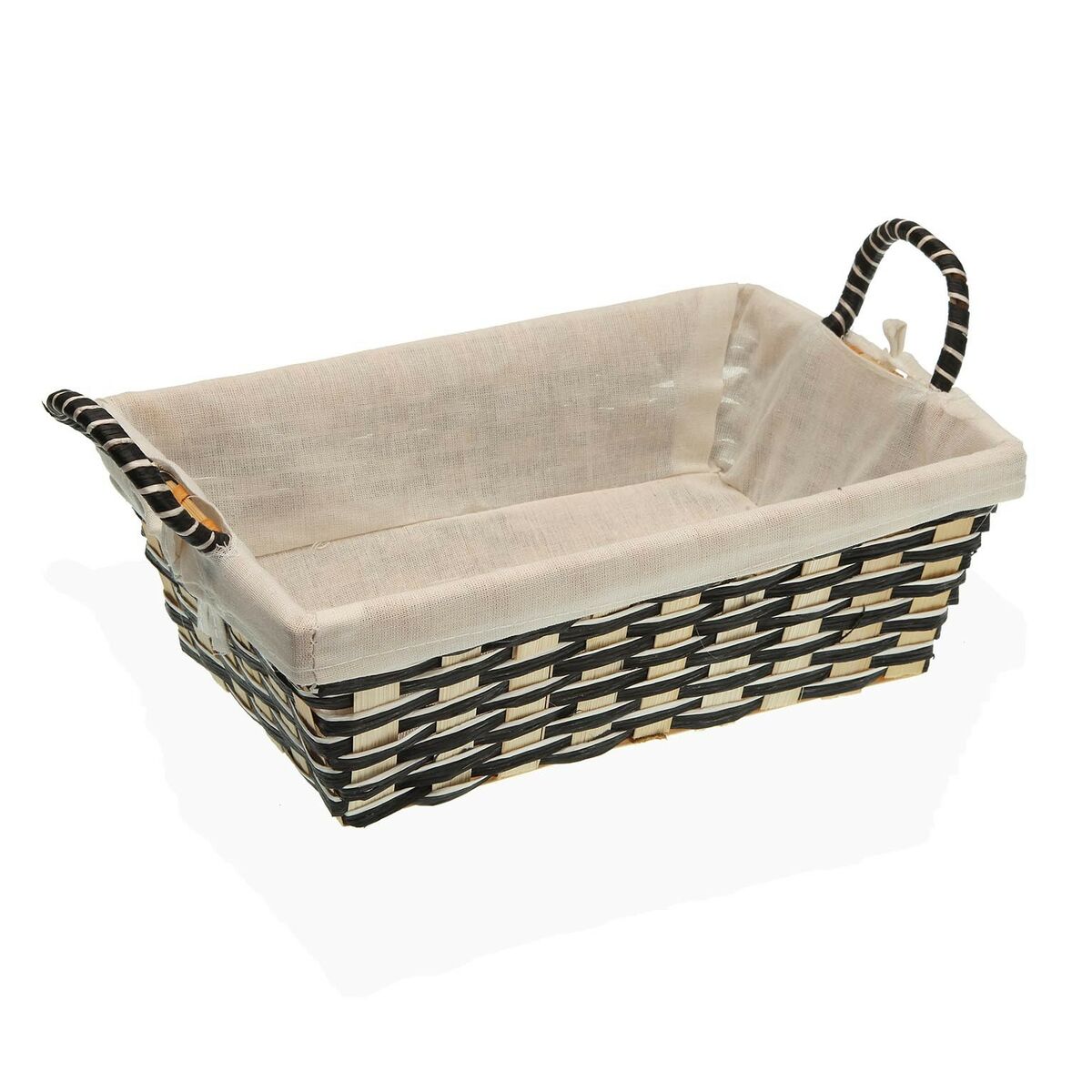 Brödkorg Versa Vit Bambu 19 x 9 x 27 cm