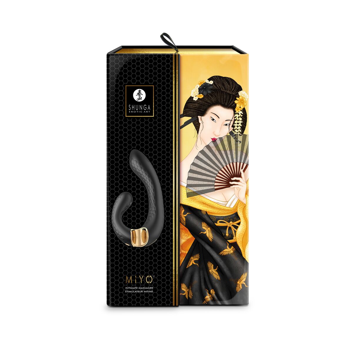 Dubbelvibrator Dual Stimulation Vibe Shunga Miyo Svart - 8