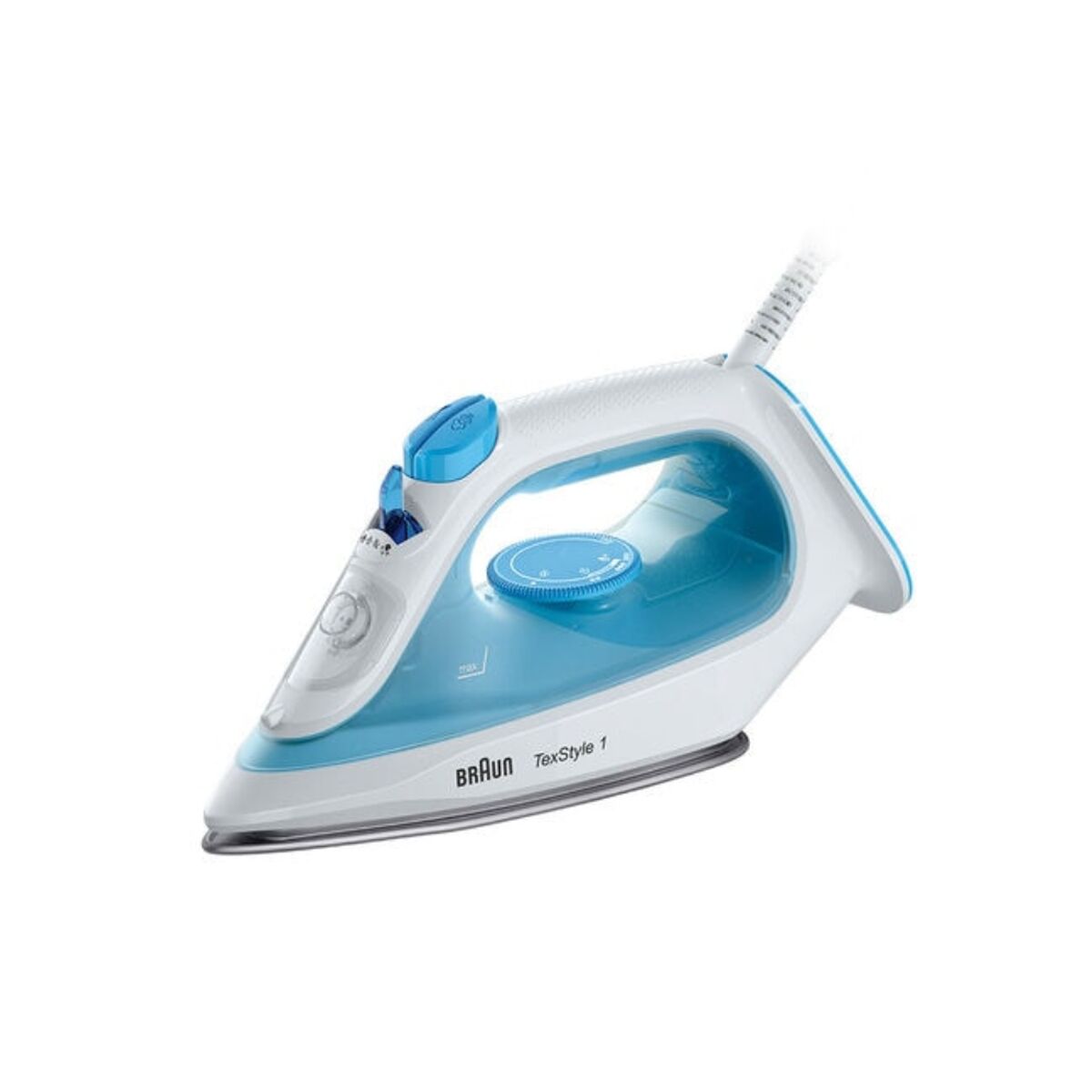 Resestrykjärn Ång-/Torrstrykjärn Braun TexStyle 1 Blå Vit 2000 W
