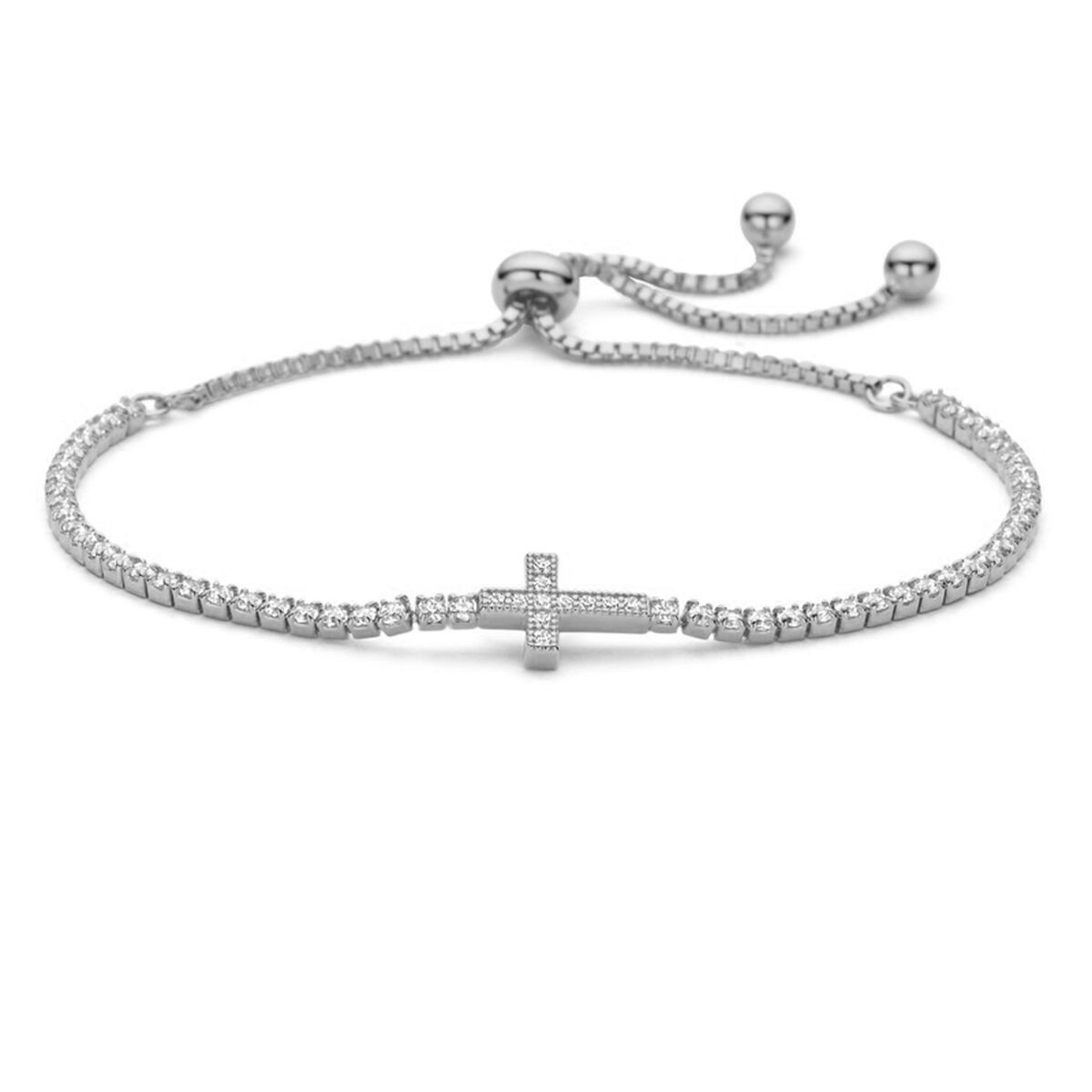 Damarmband New Bling 9NB-1562 Silvrig
