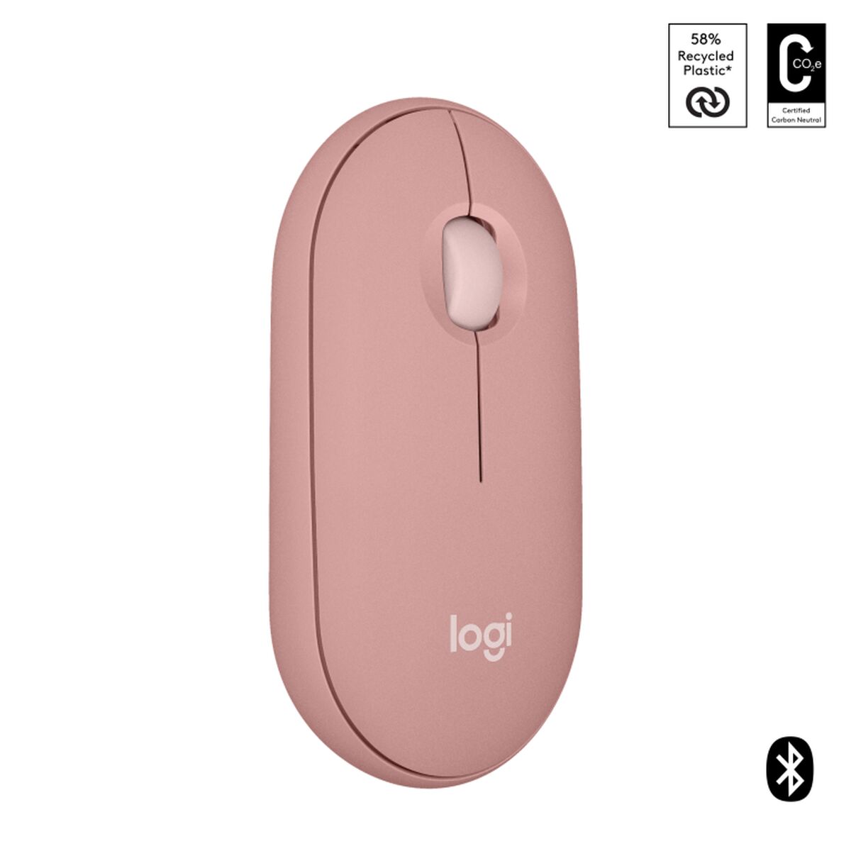 Trådlös Mus Bluetooth Logitech 910-007014 Vit 4000 dpi - 2